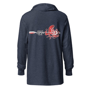 Hooded long-sleeve tee New LOGO front and back!